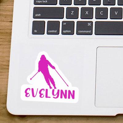 Sticker Evelynn Skier Image