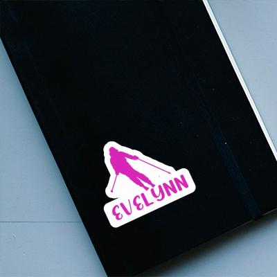 Sticker Evelynn Skier Gift package Image