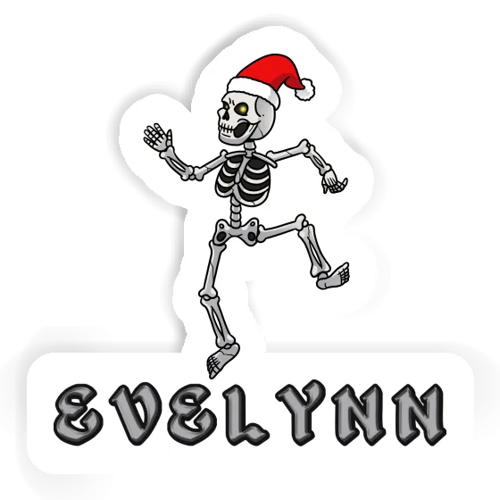 Sticker Evelynn Christmas Skeleton Image