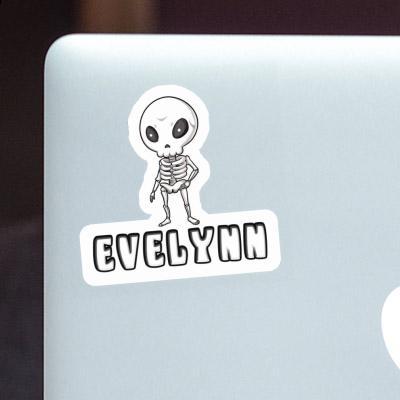 Sticker Evelynn Alien Notebook Image