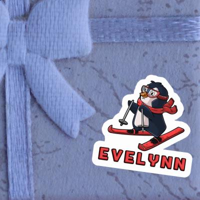 Sticker Evelynn Skier Gift package Image