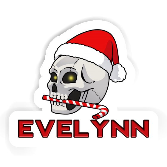 Evelynn Sticker Weihnachtstotenkopf Gift package Image