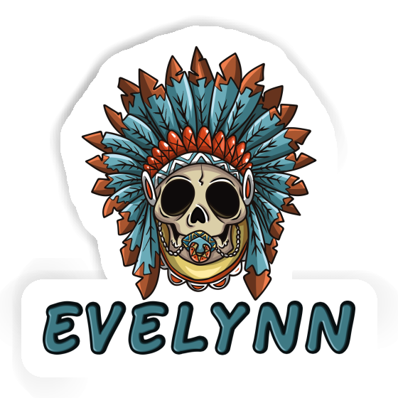 Evelynn Sticker Baby-Skull Laptop Image