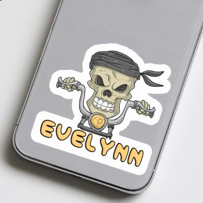 Motorradfahrer Sticker Evelynn Image