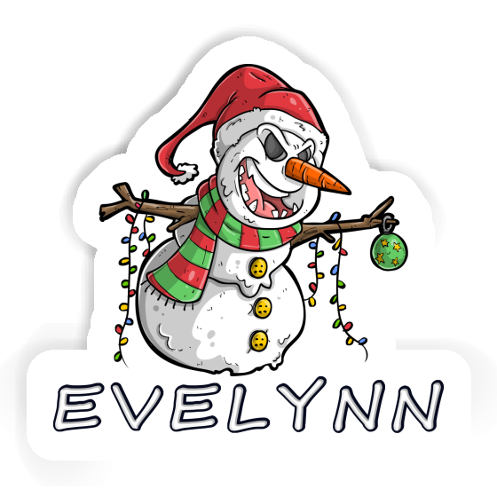 Sticker Snowman Evelynn Gift package Image