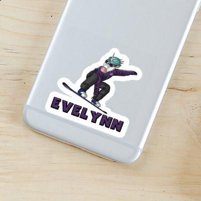 Evelynn Sticker Snowboarder Gift package Image