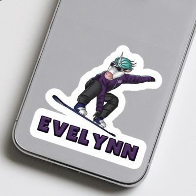 Evelynn Sticker Snowboarder Gift package Image