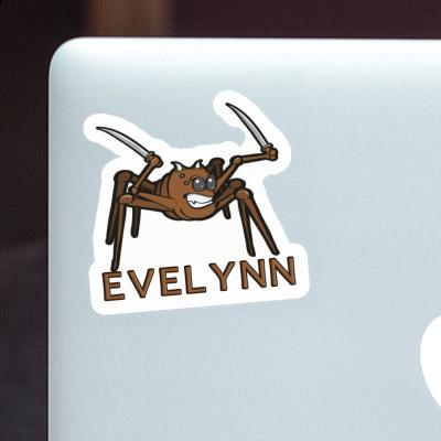 Kampfspinne Sticker Evelynn Laptop Image