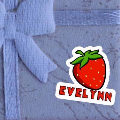 Sticker Evelynn Strawberry Laptop Image