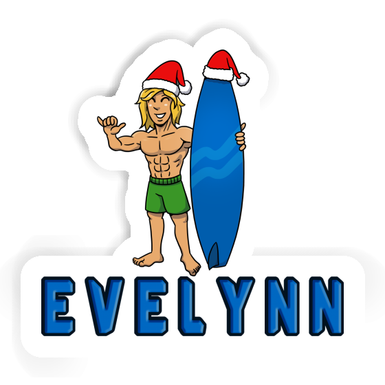 Sticker Evelynn Surfer Laptop Image