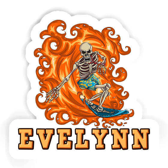 Sticker Evelynn Surfer Laptop Image