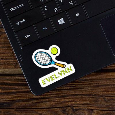 Sticker Tennis Racket Evelynn Notebook Image