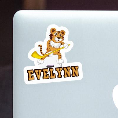 Eishockeyspieler Sticker Evelynn Laptop Image