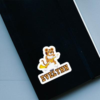 Hockey Player Sticker Evelynn Notebook Image