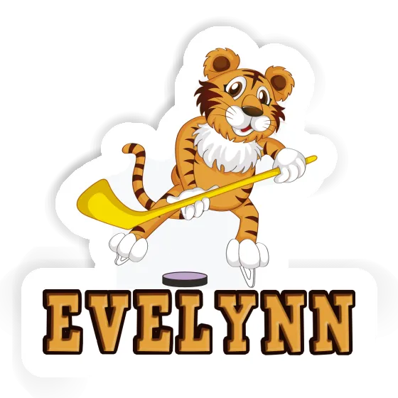 Hockey Player Sticker Evelynn Image