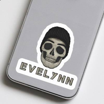 Evelynn Autocollant Tête de mort Laptop Image