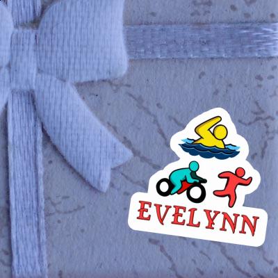 Sticker Triathlete Evelynn Notebook Image