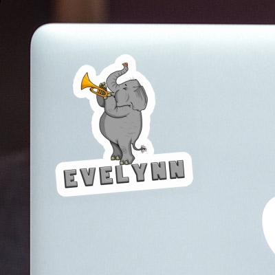 Sticker Elephant Evelynn Image