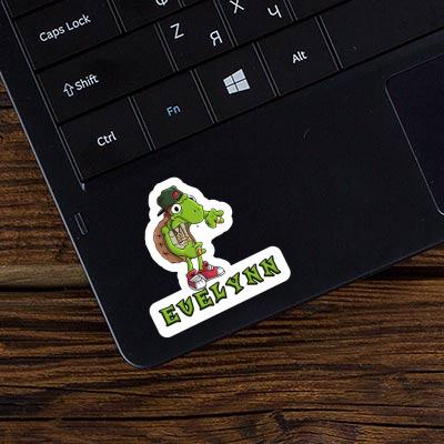 Sticker Schildkröte Evelynn Laptop Image