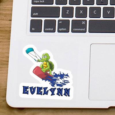 Evelynn Sticker Kitesurfer Notebook Image