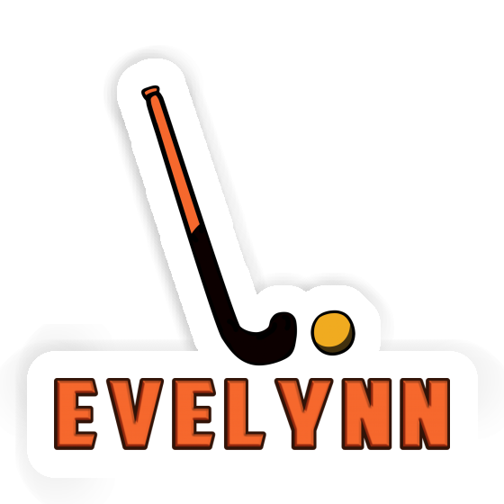 Floorball Stick Sticker Evelynn Notebook Image