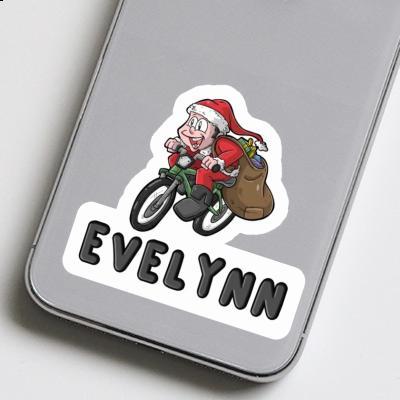 Evelynn Aufkleber Fahrradfahrer Notebook Image