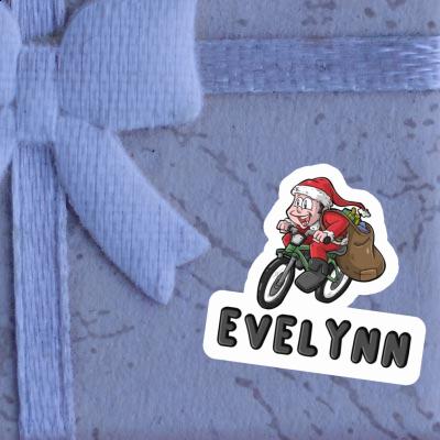 Cycliste Autocollant Evelynn Image