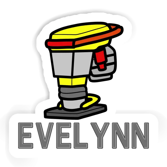 Sticker Vibratory Rammer Evelynn Laptop Image