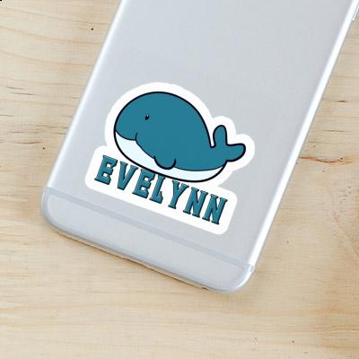 Sticker Evelynn Whale Fish Image