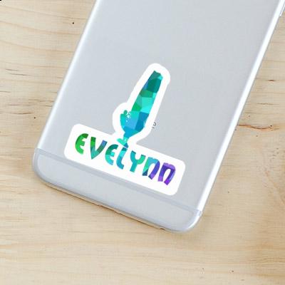 Windsurfer Sticker Evelynn Notebook Image