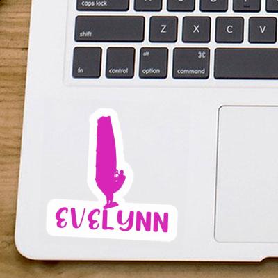 Sticker Evelynn Windsurfer Notebook Image