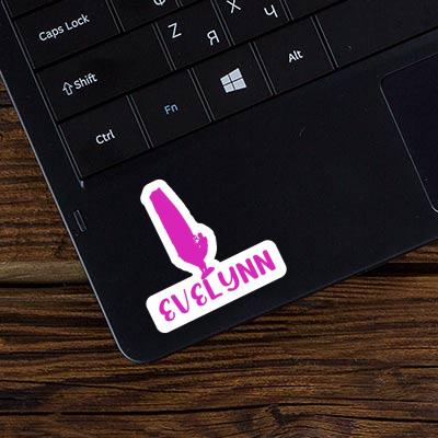 Sticker Evelynn Windsurfer Notebook Image