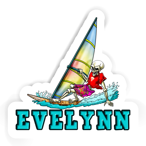 Evelynn Sticker Windsurfer Notebook Image