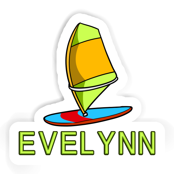 Sticker Evelynn Windsurf Board Laptop Image