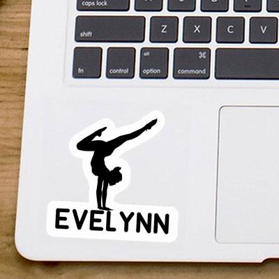 Evelynn Sticker Yoga Woman Image