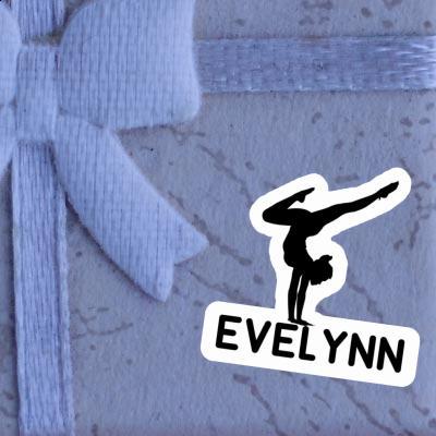 Evelynn Sticker Yoga Woman Notebook Image