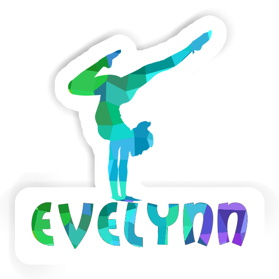 Yoga-Frau Sticker Evelynn Gift package Image