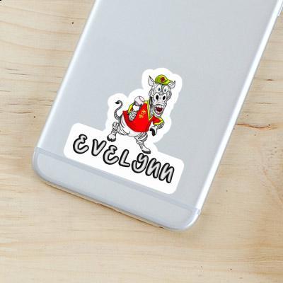 Sticker Zebra Evelynn Laptop Image