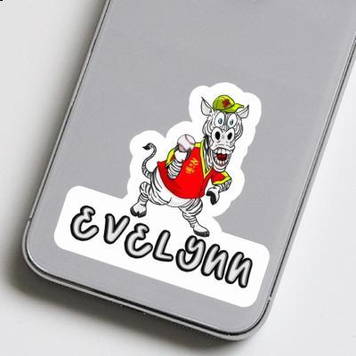 Sticker Zebra Evelynn Laptop Image