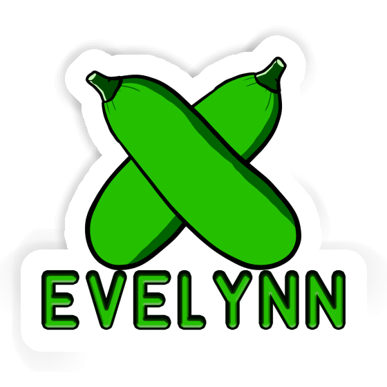 Evelynn Sticker Zucchini Image