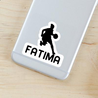 Sticker Basketballspielerin Fatima Notebook Sticker Basketballspielerin Fatima Gift package Image