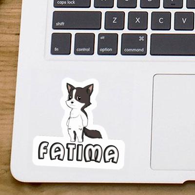 Sticker Fatima Border Collie Laptop Sticker Fatima Border Collie Laptop Image