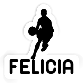 Aufkleber Basketballspieler Felicia Image