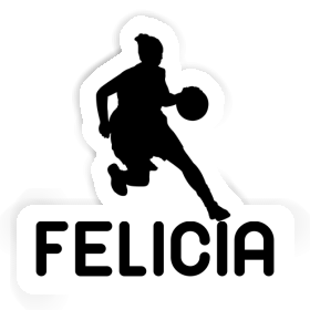Basketballspielerin Aufkleber Felicia Image