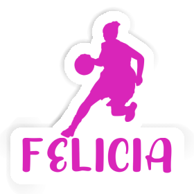 Aufkleber Felicia Basketballspielerin Image