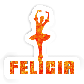 Felicia Autocollant Ballerine Image