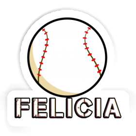 Autocollant Baseball Felicia Image