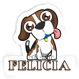 Beagle Autocollant Felicia Image