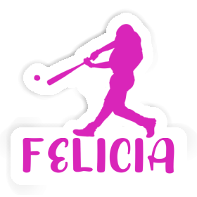 Baseballspieler Sticker Felicia Image