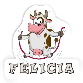 Vache Autocollant Felicia Image